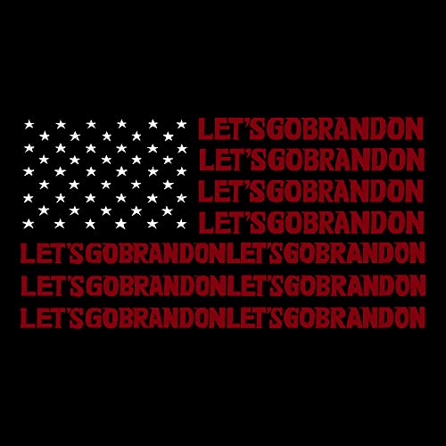 LA Pop Art Girl's Word Art Long Sleeve - Lets Go Brandon2