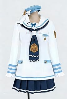 zhaoleijapan コスプレ衣装 ルルカ リラルラ女学院 風 指定制服 靴下付き 刺繍版 コスチューム 変装 仮装 Cosplay