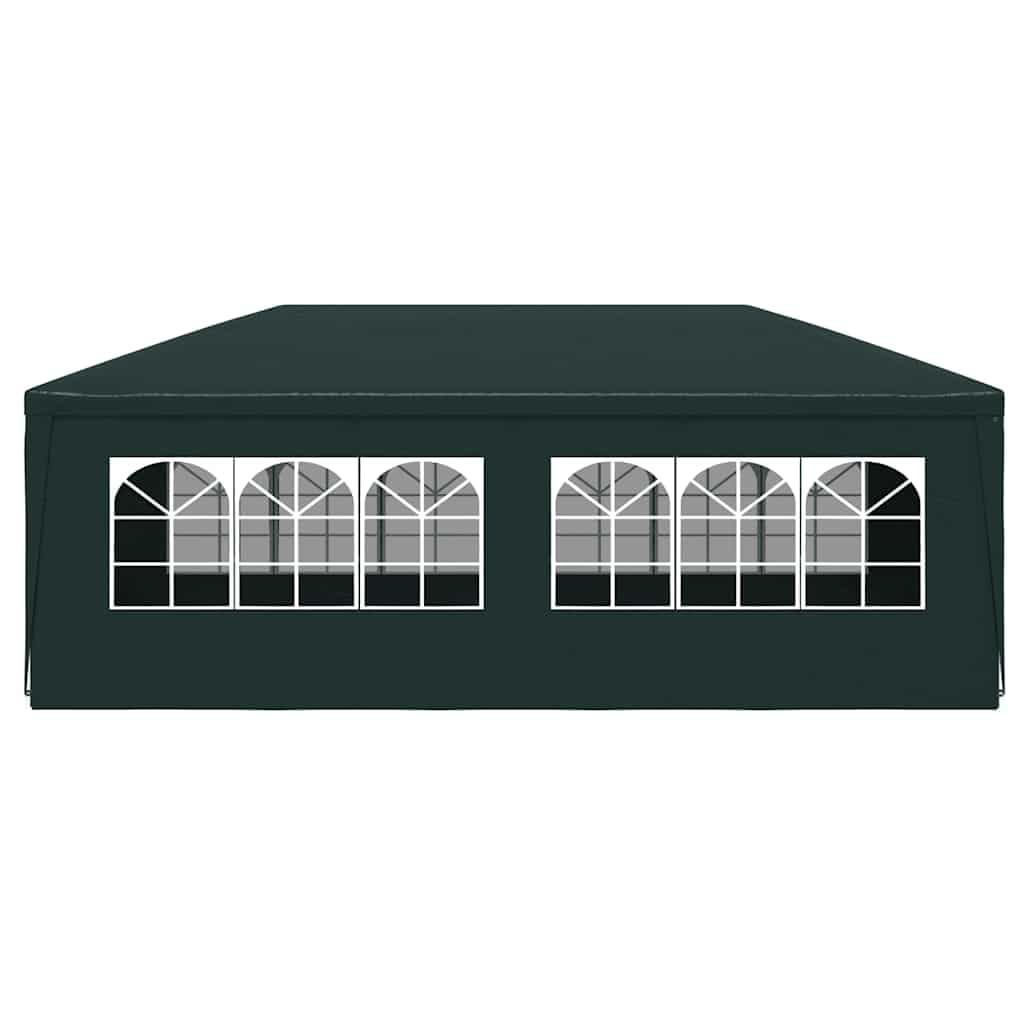 Partyzelt 3x6 m Gruen pavillon festzelt gartenzelt faltpavillon ueberdachung wetterfest uv Schutz stabil Fuer terrasse, Outdoor, Camping, Event, Grillen und Strand