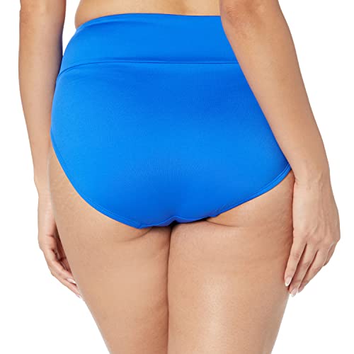 Image of Ocean 24th Women's Plus-Size Solid Skirted Bikini Bottom