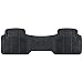 BDK Heavy Duty Universal Fit Runner Liner Floor Mats for Car, SUV, Van, Truck (Black)