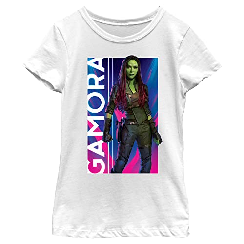 Girl's Guardians of The Galaxy Vol. 3 Gamora Poster T-Shirt