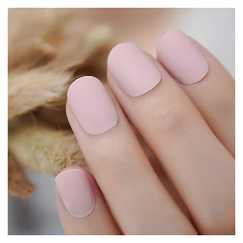 YIJIAN-UMBRELLA Accessoires Nails Dark Red Lady Ongles de Couverture réutilisable Salon de Couverture complète Ongles artificiels Conseils Square Short Manicure Outil (Color : L5097) Cover