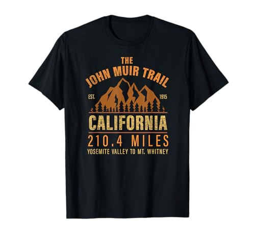 John Muir Trail California Hiking T-Shirt
