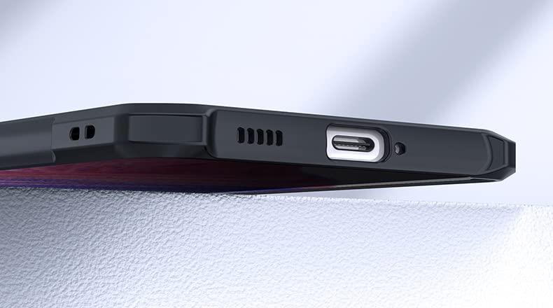 Image of Spazy Case Samsung Galaxy M55 5G / F55 5G Back Cover | Transparent Crystal Clear Hard PC Back Case with TPU Bumper, Drop Protection Case Cover for Samsung Galaxy M55 5G F55 5G