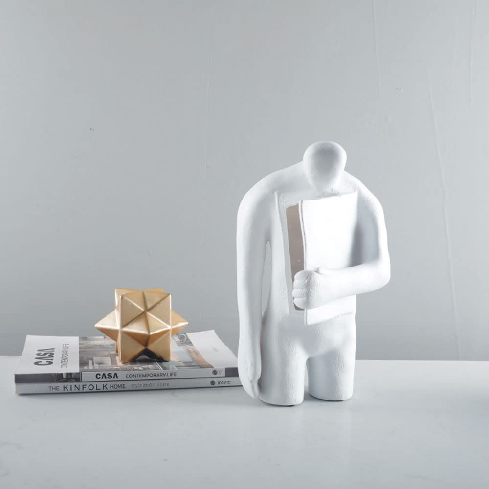 Decorazione della Statua Creativa, in Stile Moderno Scultura di Figura Astratte, Semplice Statua per Lo Studio Dell'ufficio Soggiorno Desktop Art Decoration