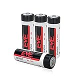 STEPMAX (4 Pack ER14505 3.6V Lithium Battery AA Size 2700mAh Thionyl Chloride Battery (Non-Rechargeable)…