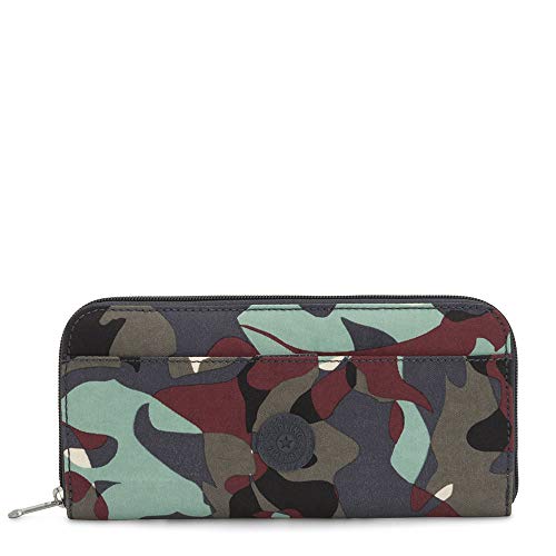 Kipling Carteira para passaporte, multicolorida (camuflada L), 22 centímetros