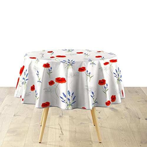 Douceur d'Intérieur Nappe Ronde (0) 160 CM PVC TEXTILIA SISTERON