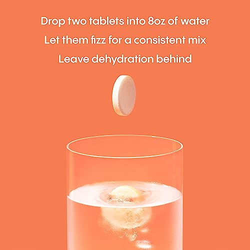 Hydralyte Electrolyte Tablets | 40 Orange Electrolytes | Airplane Travel Essential For Rapid Rehydration | Hydration Tablets - Instant Dissolve Electrolytes (20 Servings, 2 Tablets Per Serve) #TOP2