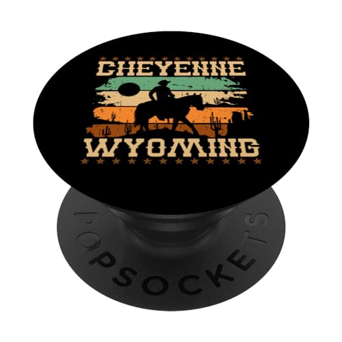 Cheyenne Wyoming WY Western Country Cowboy PopSockets Standard PopGrip