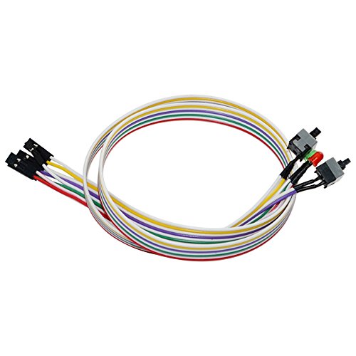 4In1 Pc Power Reset Switch Hdd Led Cable Light Wire Kit Assembly For Computer #TOP4