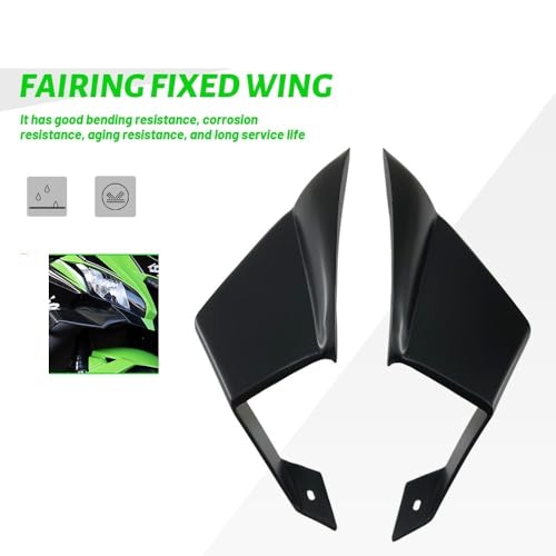 Ailerons fixes pour ZX10 R 2016-2020 - Spoiler carénage moto carbone - 2
