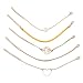 Produktbild UINGKID UNIKID-Serie Kreative Stilvolle Charming Armreif Mode einfaches Armband ausgehöhlt unregelmäßige Form Quaste Damen Armband Set