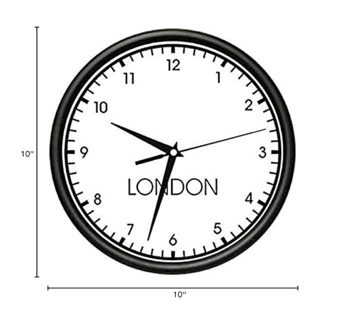SignMission London TIME Wall Clock World time Zone Clock Office Business