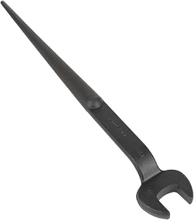 Klein Tools 3222 Construction Spud Wrench, 1-1/8-Inch Nominal Opening, 3/4-Inch Bolt for U.S. Regular Nut