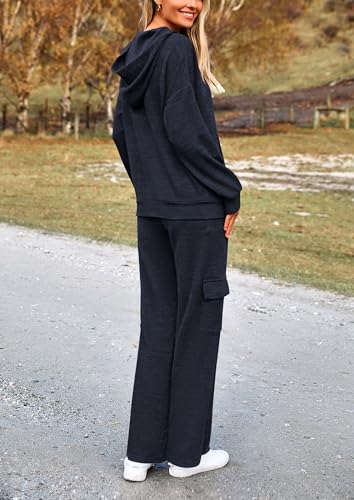 PRETTYGARDEN 2 Piece Sets For Women Fall 2025 Sweatsuits Outfits Lounge Matching Hoodie Set Travel Track Suits Winter Clothes2