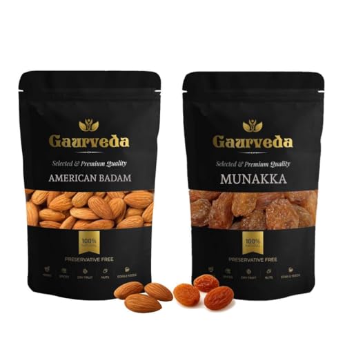 Image of American Badam & Munakka Combo | Premium Almonds & Raisins Mix | Healthy Snack | Energy Boost | Daily Nutrition | Natural Sweetness | 100 Grams