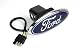 Reese Towpower 86065 Licensed LED Hitch Light Cover with Ford Logo, Chrome Finish