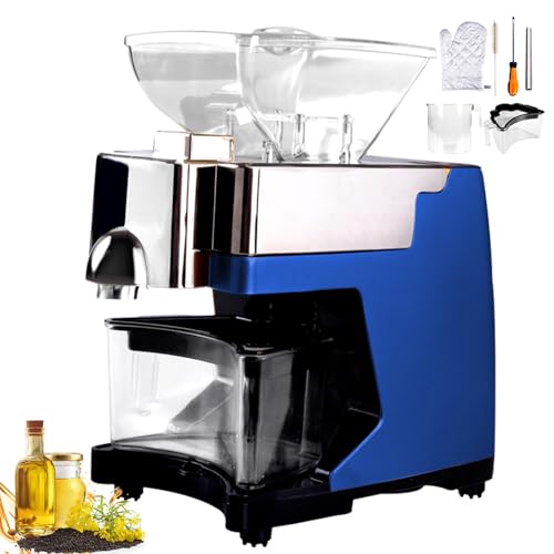 Macchina per la stampa dell'olio - Estrattore elettrico caldo/freddo con controllo intelligente della temperatura e protezione di sicurezza per la produzione automatica di olio di semi