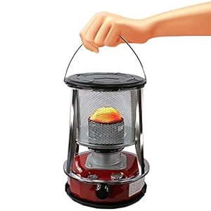 Rood/wit efficiënte convectie-kerosineverwarmers voor binnen- en buitengebruik, draagbare kerosinekachelverwarmer, niet-elektrisch, de perfecte back-upverwarmingseenheid (