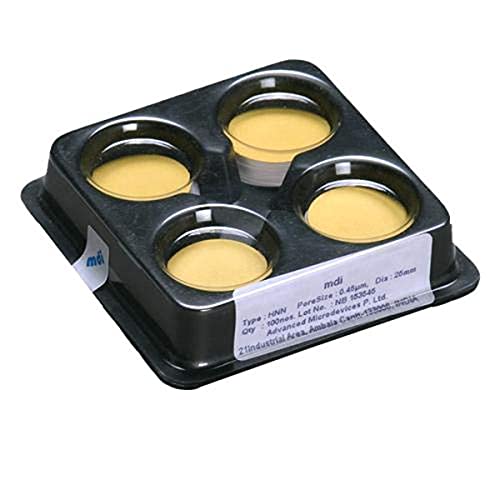 Image of mdi HNNX0602XXXX104 Nylon- 66 Membrane Disc Filter, Non Sterile, 25 mm Diameter (Pack of 100)