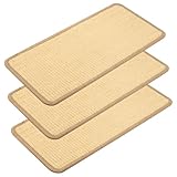 3 Stück Sisal Kratzbretter Katzen Kratzbrett Wand, 50 x 25cm Kratzmatte Katzenkratzbretter, Kratzteppich Katze Sisalteppich Schützt Ihre Sofas, Möbel, Teppiche und Wände vor Kratzern