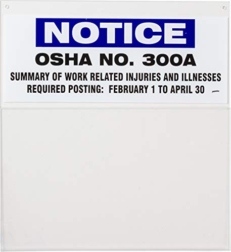 Support d'information Brady Or3000 acrylique transparent pour bureau et signalétique