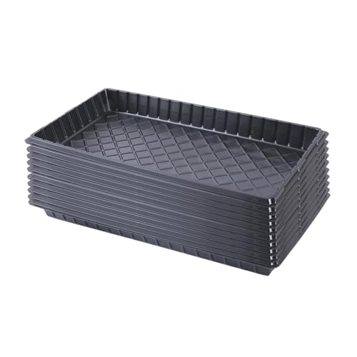 Lot de 10 Plateaux de Semis Réutilisable, Planche Semis, Plateau Semis Potager Cellule, Mini Serre...