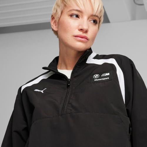 PUMA Women's Standard BMW M Motorsport Woven Anorak Jacket, Black AH244