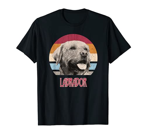 Labrador Retriever Reto Sunset Lab Dog Lovers Women Men Kid Maglietta