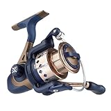 Shakespeare Summit Spinning Fishing Reel, Size 30, Lightweight Aluminum Spool & Handle Arm, Molded Soft Touch Grips