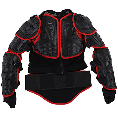 Gavigain Chaqueta Protectora Transpirable, Chaqueta Protectora de Motociclista Adulto Armadura de Motociclista Resistente a los Impactos (XL)