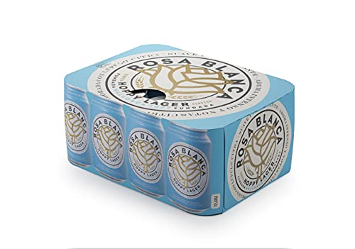 Rosa Blanca - Cerveza, pack de 12 latas 33cl