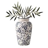 LARGE APPLICATION ET CADEAUX PARFAITS - Le vase a un usage polyvalent, arrangement floral, support d'accessoires et ornements décoratifs. Le vase est capable de contenir de l'eau, parfaite pour les fleurs fraîches et séchées. Il peut également servir de pot de fleurs pour la culture en terre. Le vase est également un bon choix de cadeau pour la pendaison de crémaillère, la fête de Thanksgiving. Le vase est également un bon choix de cadeau pour la pendaison de crémaillère, la fête de Thanksgiving, la fête des mères, les anniversaires.
