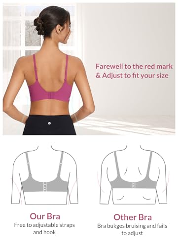 Image of baleaf Sweatleaf Adjustable Sports Bras for Women, Padded Racerback Yoga Bra, High Impact Molded Cup Workout Bra