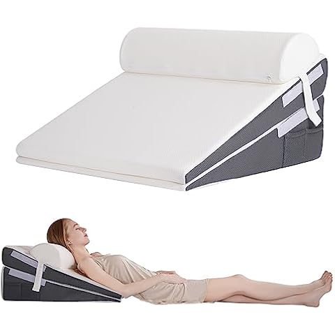 GOHOME Bed Wedge Pillow Cover