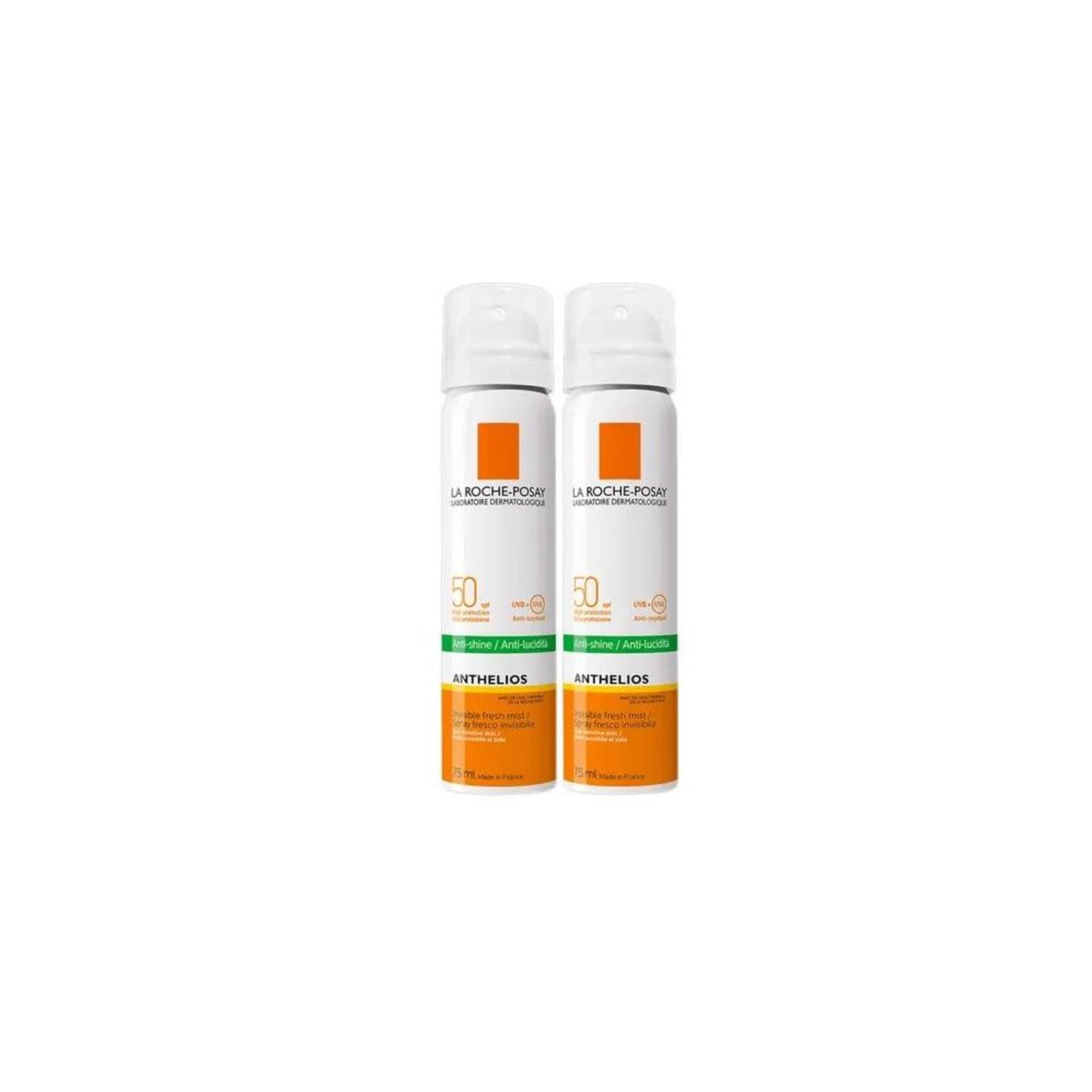 Cosmética femenina de la marca La roche posay, solar, Anthelios Bruma Rostro Duplo