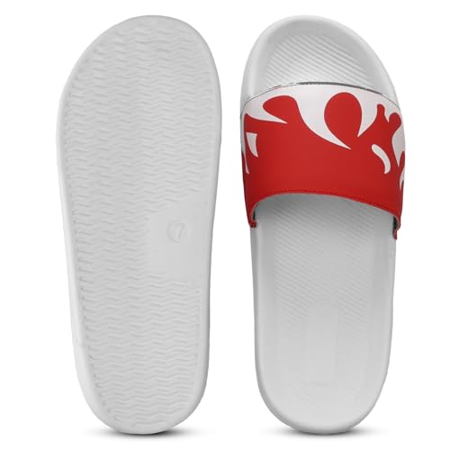 Image of PERY-PAO Sliders for Men | Lightweight Comfortable Boys Slippers | Flip-Flops Grey | Black | Sea Green | Red