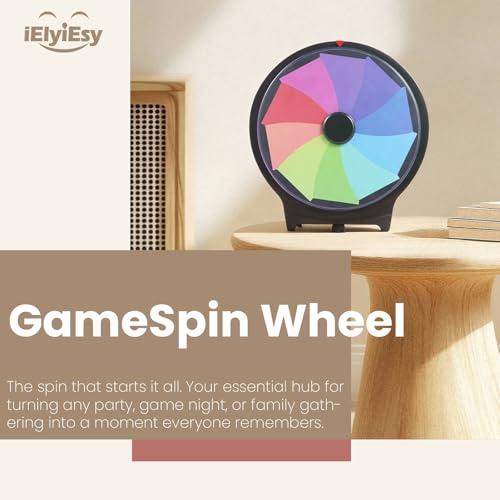 Roue de récompense double face portable avec 10 secteurs
