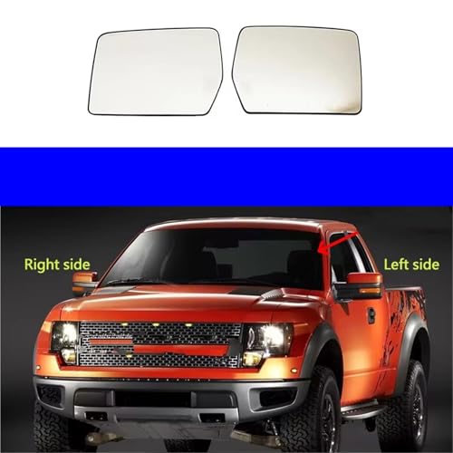 Verre de rétroviseur double face chauffée pour camionnette