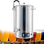 40L/60L Brewing Beer Machine All-in-One, 2500W/3000W Electric Beer Brewing Equipment, Home Commercial Beer Brewing Machine, Beer Making Kit for Beginners Everything Included,40L