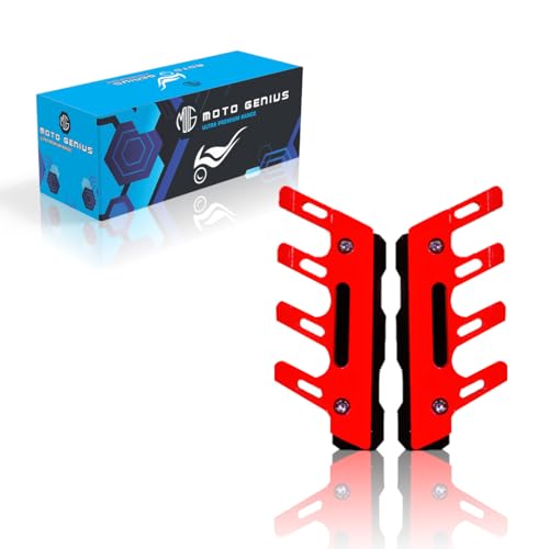 Image of ABS Shocker Protector | Front Fork Fender Protector | Universal Anti-Fall Slider Guard for All Bikes (Red)