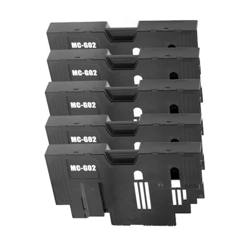 Kit d'encre MC-G02 haute capacité absorbante pour Canon G3560 G2020 G3020, 5 recharges durables