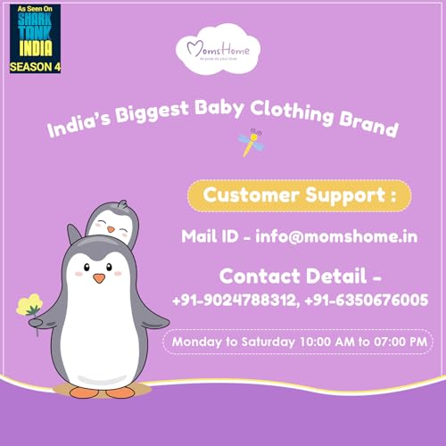 Image of MOM'S HOME Baby's Organic Cotton Soft Full Sleeve Onesie /Bodysuit | Multicolour | Pack of 3