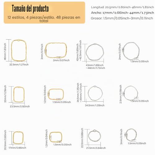 Marcos de marco hueco CHGCRAFT para hacer dijes de resina sin imperfecciones 2