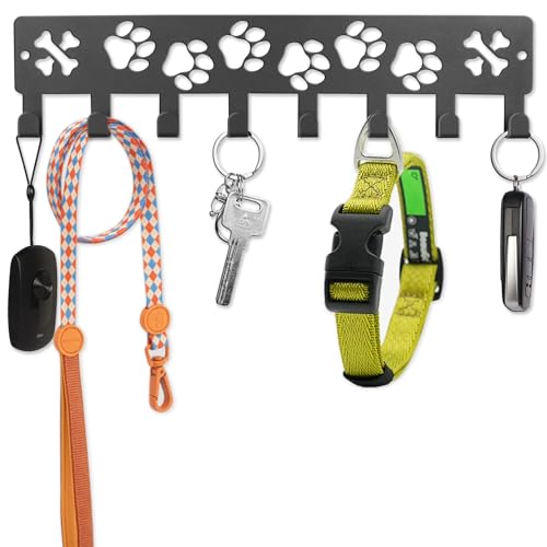 FEUNLEM Key Holder Wall Mount & Dog Leash Holder for