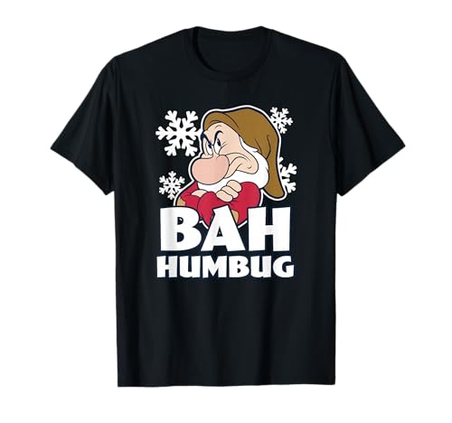 T-shirt Disney Grincheux Blanche-Neige cadeau de Noël drôle pour adulte