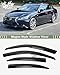 FITS 2013-2021 Lexus GS350 GS450h JDM Mugen Style Window Visor RAIN Guard Deflector