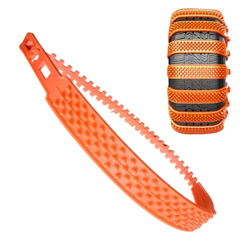 Générique - Chaînes À Pneus, Compatibilité Polyvalente, 1 Pièce, Chaîne À Neige Élargie Et Épaisse, Type De Chenille De Pneu De Voiture, Portable Et Compacte, Idéale Pour Camion SUV Berline Moto Pick-up
